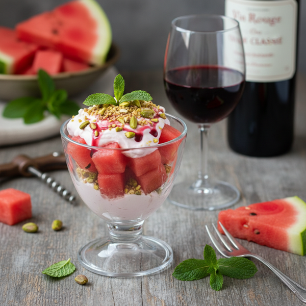 Wine-Infused Watermelon Delight recipe