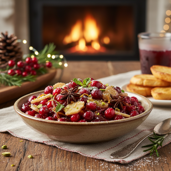 Winter Festivity Cranberry Ginger Chutney recipe