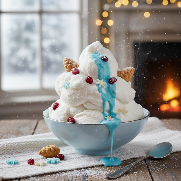 Winter Wonder Snow Ice Cream recipe