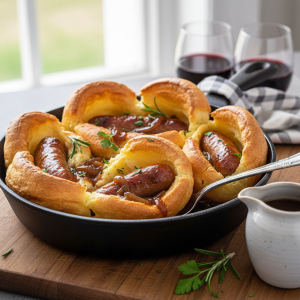 Yorkshire Pudding Sausage Bake recipe