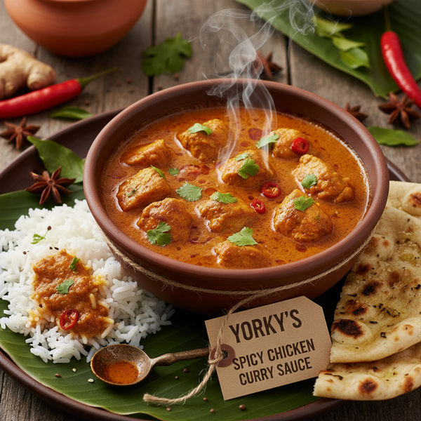 Yorky's Spicy Chicken Curry Sauce recipe