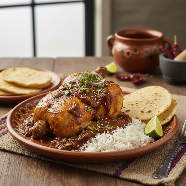 Yucatecan Chicken in Rich Mole Sauce recipe