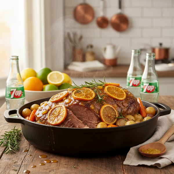 Zesty 7-Up Citrus Pot Roast recipe