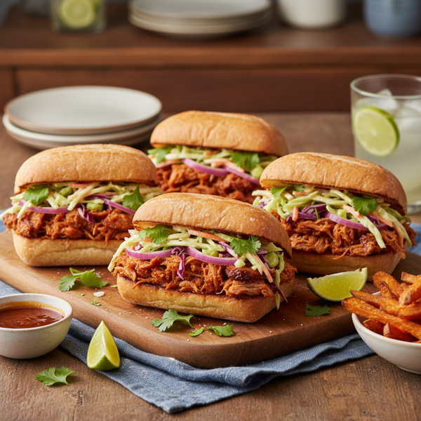 Zesty Achiote Pork Sandwiches recipe