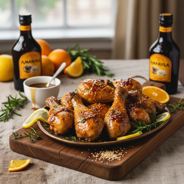 Zesty Amarula-Glazed Drumsticks recipe