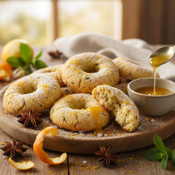 Zesty Anise Rosquillas recipe
