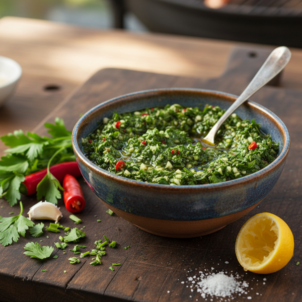 Zesty Argentinian Chimichurri Sauce recipe