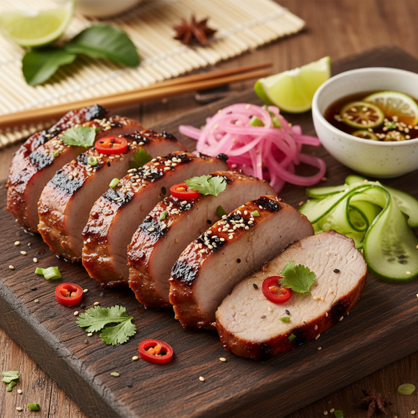 Zesty Asian-Inspired Grilled Pork Tenderloin recipe