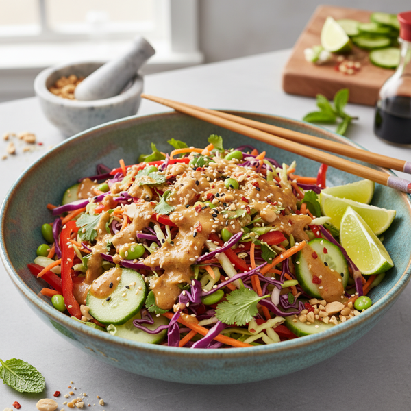 Zesty Asian Fusion Cole Slaw recipe