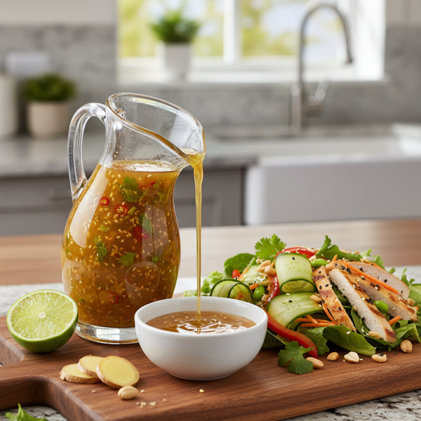 Zesty Asian Fusion Salad Dressing recipe