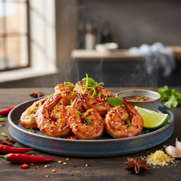 Zesty Asian Spiced Prawns recipe
