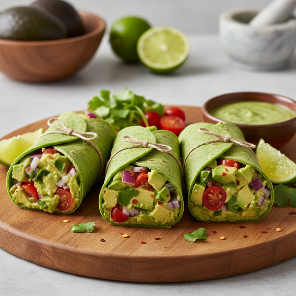 Zesty Avocado Delight Wraps recipe