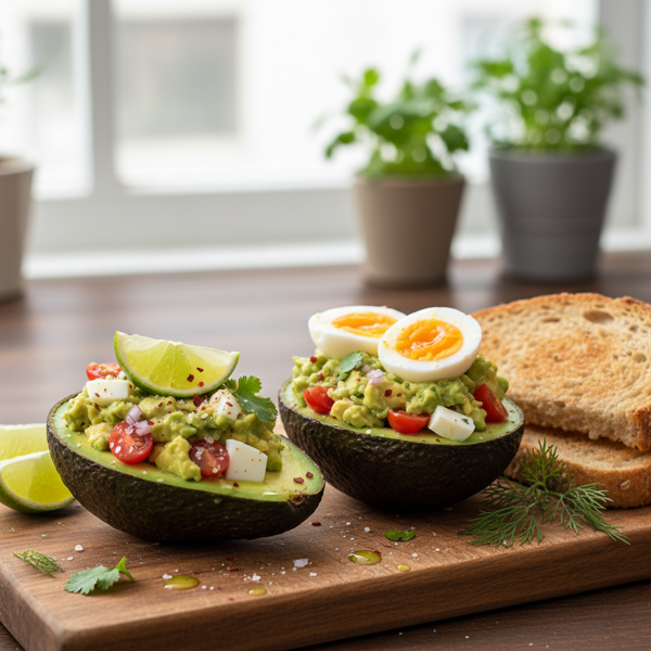 Zesty Avocado and Egg Delight recipe
