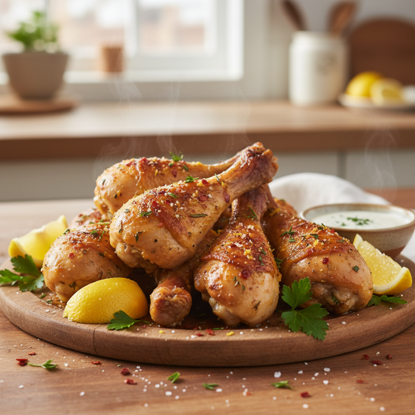 Zesty Baked Chicken Drumsticks recipe