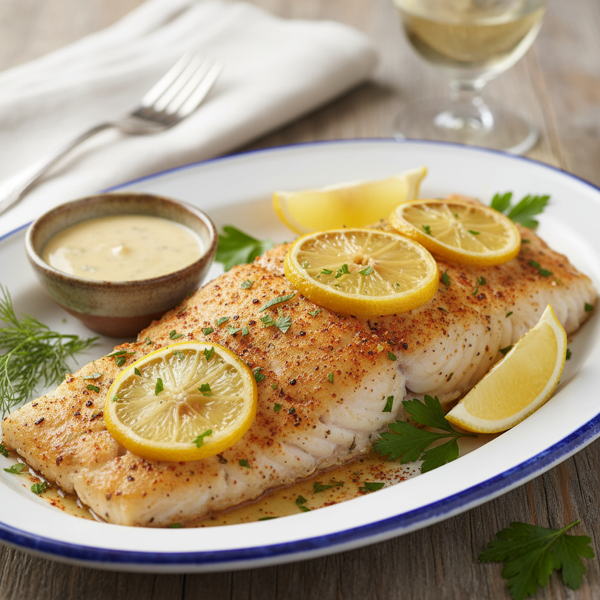 Zesty Baked Cod with Lemon and Old Bay recipe