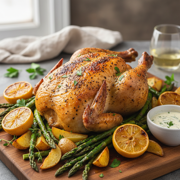 Zesty Baked Lemon-Pepper Chicken recipe