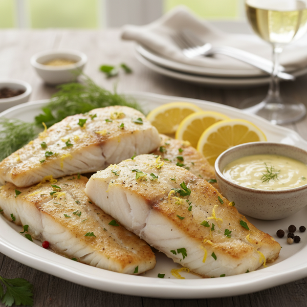 Zesty Baked White Fish Fillets recipe
