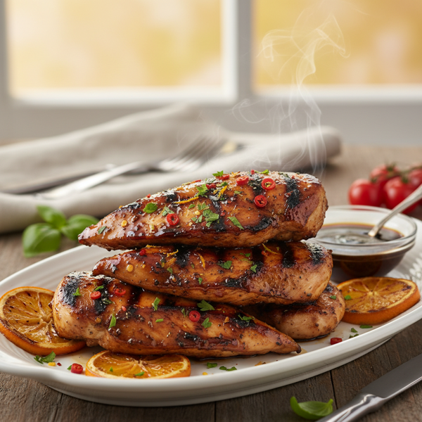 Zesty Balsamic-Paprika Grilled Chicken recipe