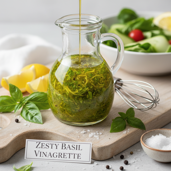 Zesty Basil Vinaigrette recipe