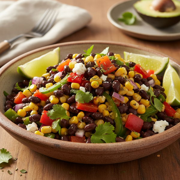 Zesty Black Bean and Veggie Salad recipe