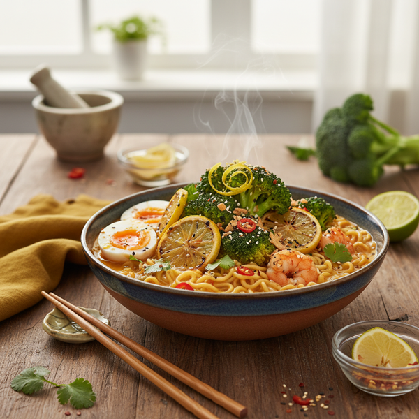Zesty Broccoli Ramen Delight recipe