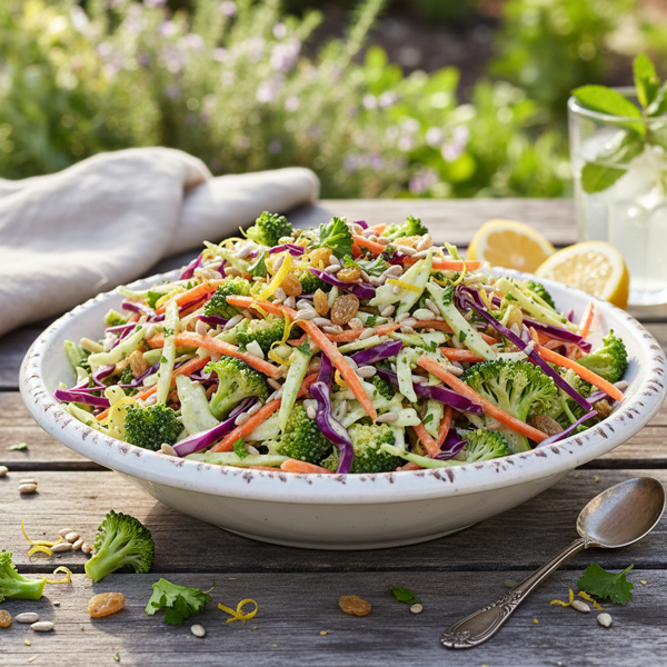 Zesty Broccoli Slaw Delight recipe