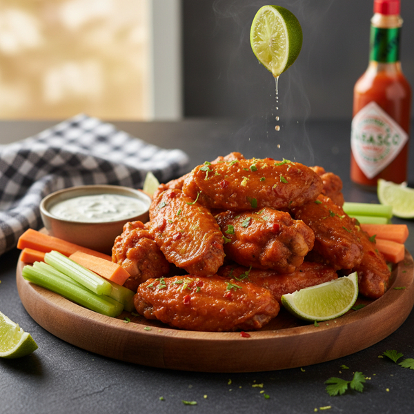 Zesty Buffalo-Style Chicken Wings recipe
