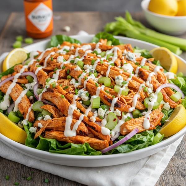 Zesty Buffalo Chicken Salad recipe