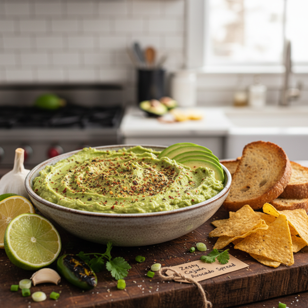 Zesty Cajun Avocado Spread recipe