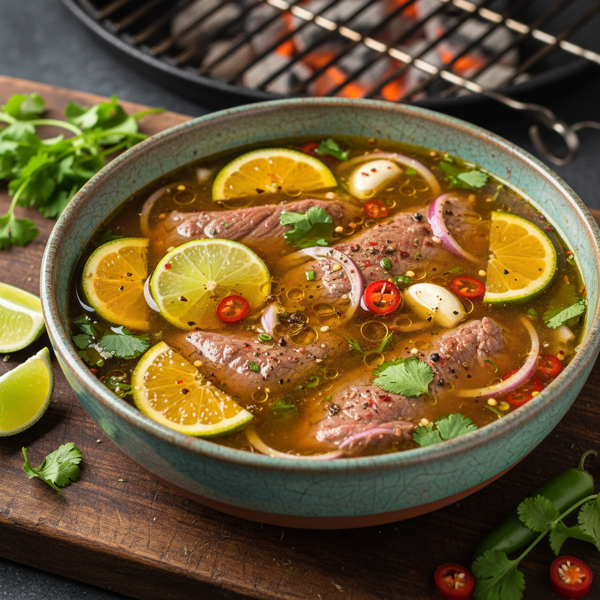 Zesty Carne Asada Marinade recipe