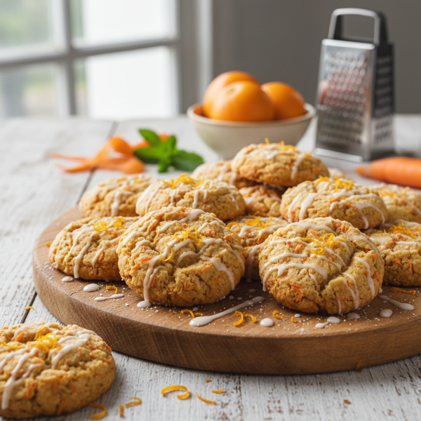 Zesty Carrot Orange Drop Cookies recipe