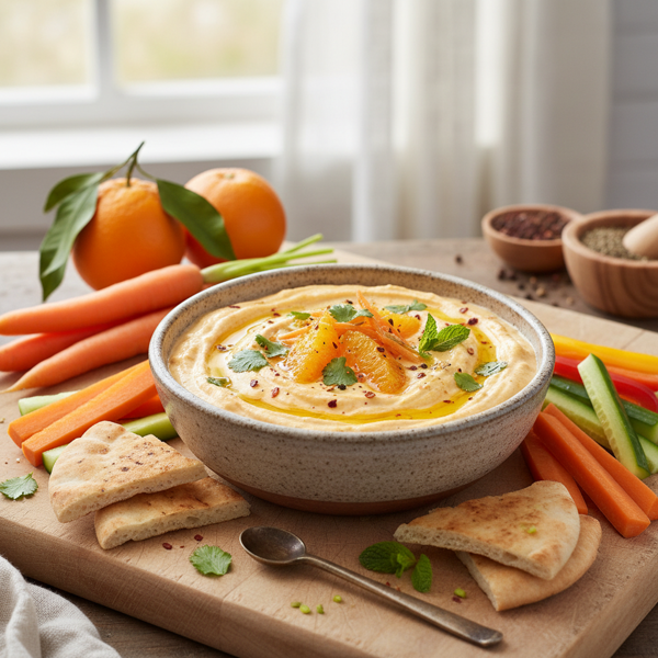Zesty Carrot and Orange Yogurt Dip recipe