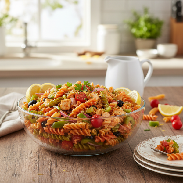 Zesty Catalina Rotini Salad recipe
