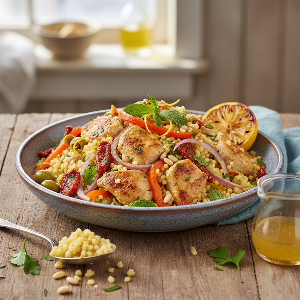 Zesty Chicken Couscous Medley recipe