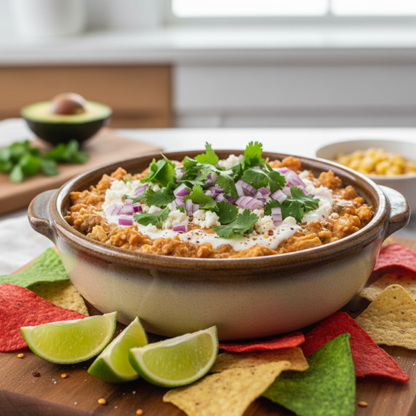 Zesty Chicken Fiesta Dip recipe
