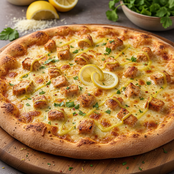 Zesty Chicken Mayo Parmesan Pizza recipe