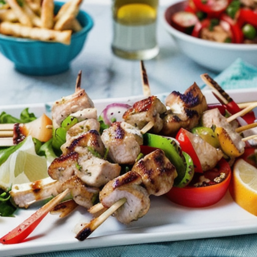 Zesty Chicken Souvlaki Skewers recipe