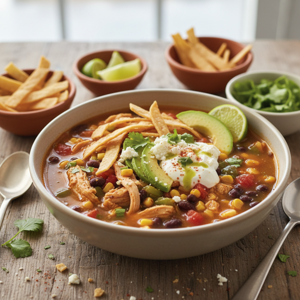 Zesty Chicken Tortilla Soup recipe