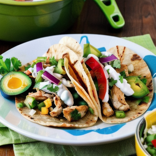 Zesty Chicken & Bean Fiesta Tacos recipe