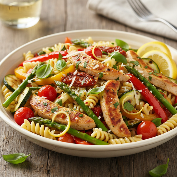 Zesty Chicken & Veggie Pasta Medley recipe