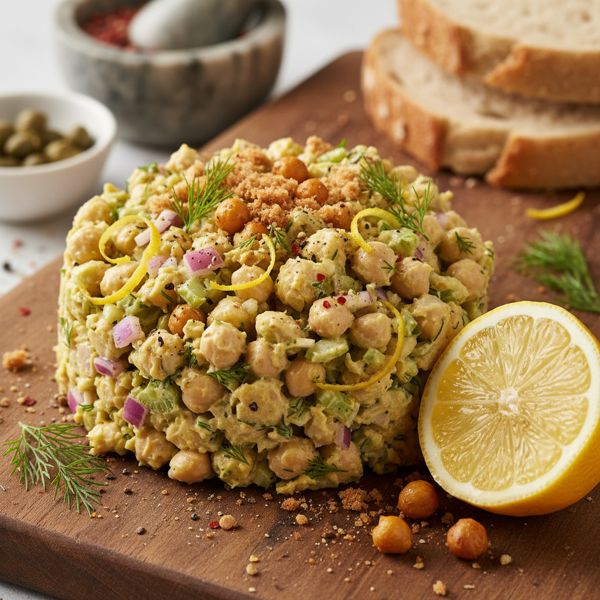 Zesty Chickpea Salad Sandwich Filling recipe