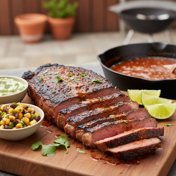 Zesty Chipotle-Infused Flank Steak recipe