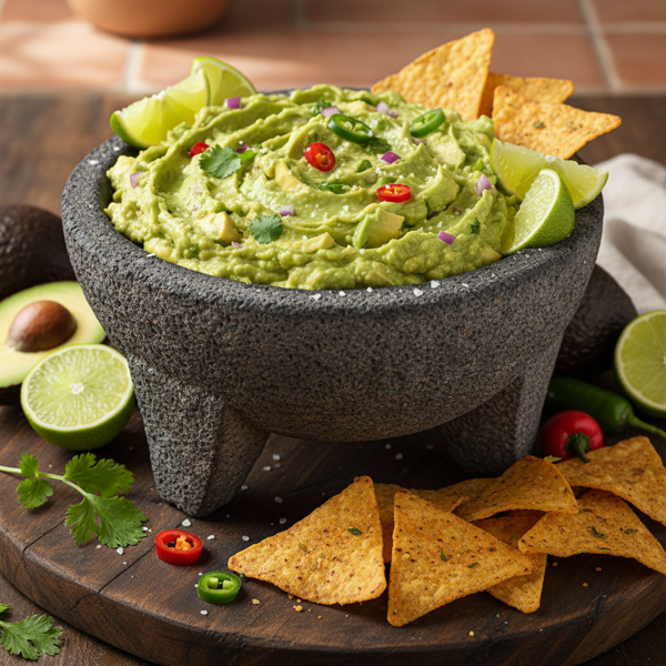 Zesty Chunky Guacamole Delight recipe