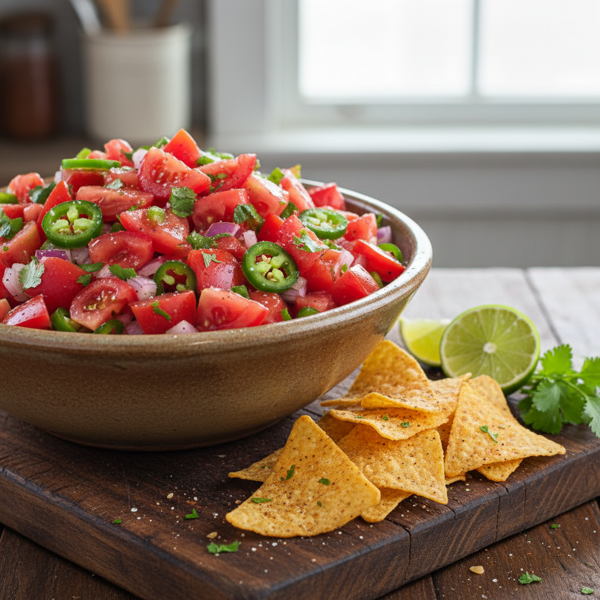 Zesty Chunky Pico de Gallo recipe