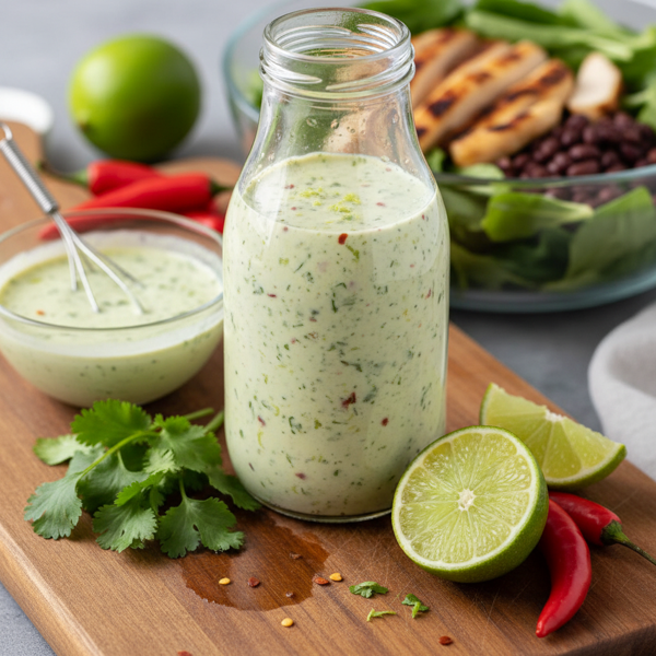 Zesty Cilantro-Lime Chili Dressing recipe