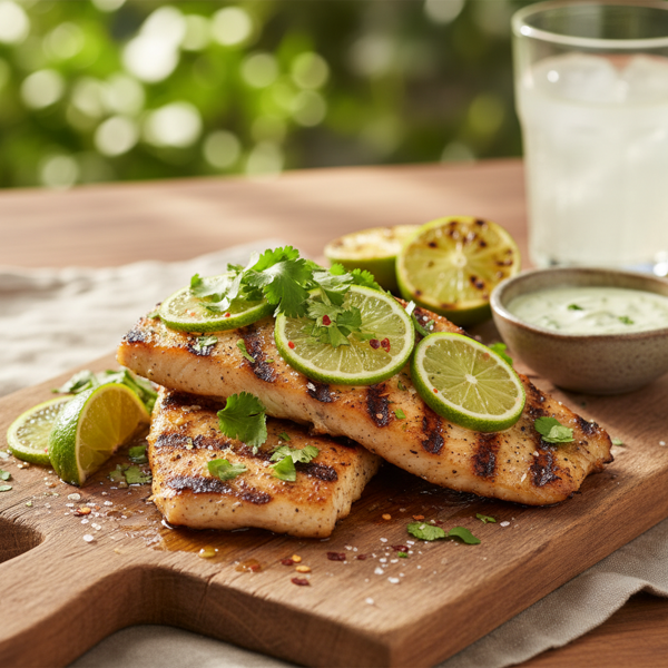 Zesty Cilantro-Lime Grilled Catfish recipe