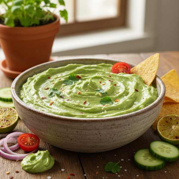 Zesty Cilantro Avocado Dip recipe