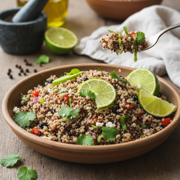 Zesty Cilantro Lime Quinoa Pilaf recipe