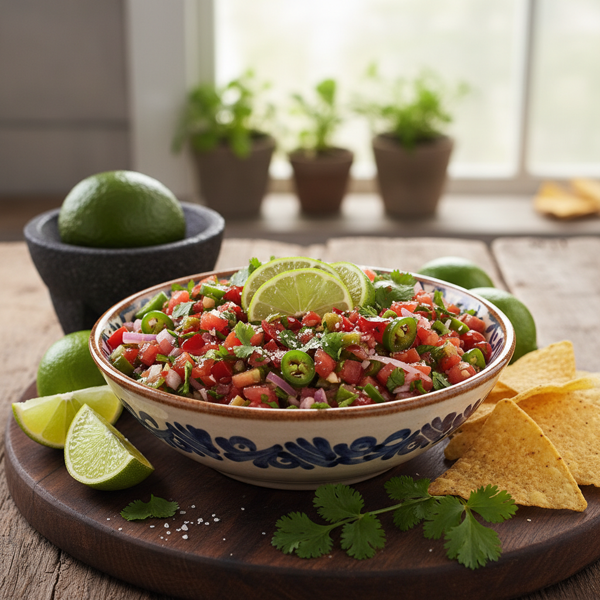 Zesty Cilantro Lime Rotel Salsa recipe