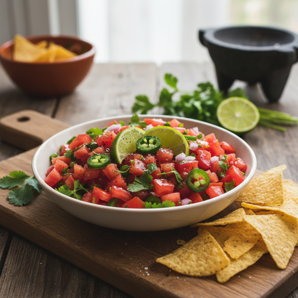 Zesty Cilantro Tomato Salsa recipe